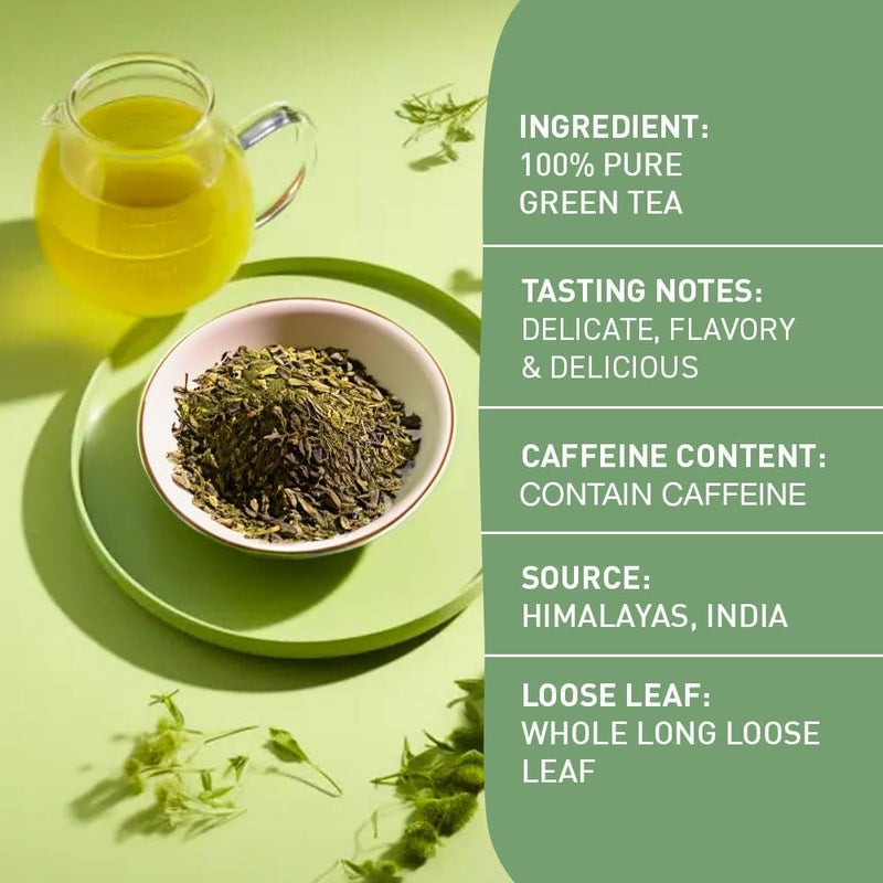 HANDPICK 100% Pure Green Tea Loose Leaf - Image 3
